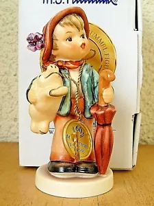 Hummel Figurine "LUCKY BOY" HUM 335 TMK7 Goebel 60th ANNIVERSARY LE NIB R101 - Picture 1 of 8