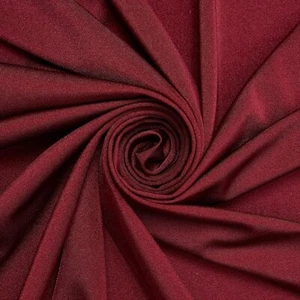 Wine Red Shiny Milliskin Tricot Stretch Sewing Fabric 3.5+ yd 60" Costumes - Picture 1 of 2