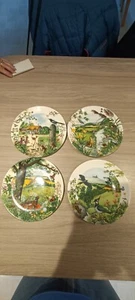 Colin Newman Country Panorama Wedgewood Bone China Plates x4 - Picture 1 of 1