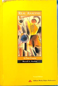 Real Analysis A First Course by Russell Gordon Second Edition Hardcover #200 - Bild 1 von 7
