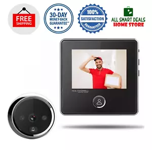 Timbre Con Camara Y Pantalla Monitor Vision Nocturna WIFI Elegante Calidad - Picture 1 of 12