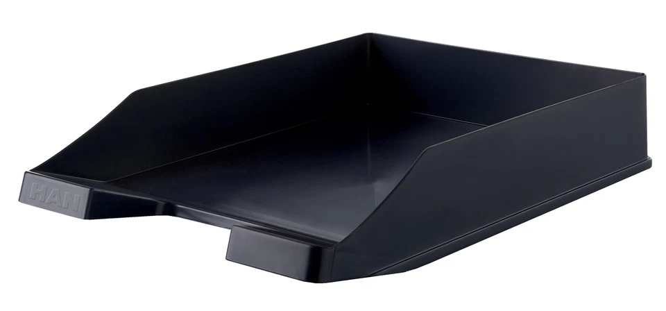 Ablagefach schwarz f. DIN A4/C4 Briefablage Sortierfach Klassik Karma 10278 HAN