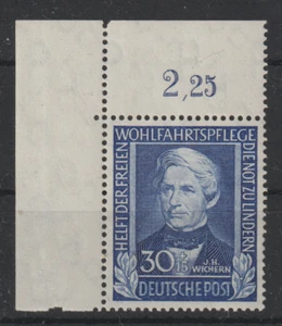 BUND Michel-Nr. 120 Eckrand Ecke 1 postfrisch ** mit Originalgummierung - Bild 1 von 2