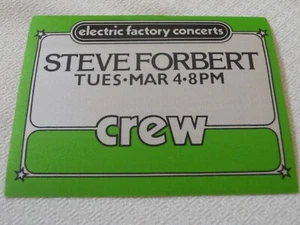 Steve Forbert - Satin Crew Pass Dienstag 4. März Tower Theater - Bild 1 von 1