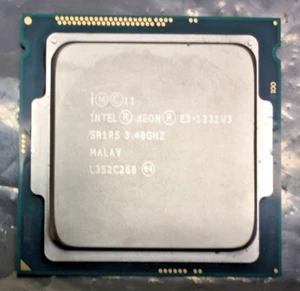 Intel Xeon E3-1231 V3 SR1R5 3.4GHz Quad Core LGA 1150 CPU Processor - Picture 1 of 2