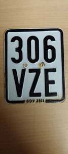 Moped Mofa Roller Nummernschild Kennzeichen für Sammler - Bild 1 von 1