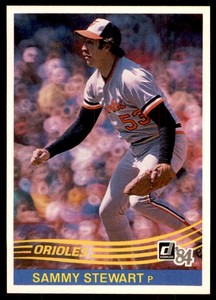 1984 Donruss - MINT Sammy Stewart Baltimore Orioles #514