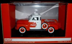 Motor City Classics Modellino Auto Chevy Chevrolet Pickup Coca-Cola (1953) 1:32 - Foto 1 di 1