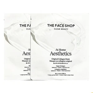 The Face Shop At Home Aesthetics Original Collagen Hydrogel Mask VEGAN 2-sheet - Picture 1 of 2
