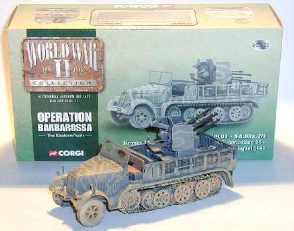 SD KFZ 7/1 Krauss-Maffei Con Flak Operazione Barbarossa - CORGI (1:50) - Immagine 1 di 1