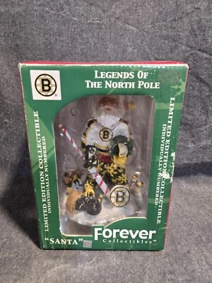Boston Bruins NHL Forever Collectibles Santa Navidad Bobblehead ENVÍO GRATUITO Foto 1 de 4