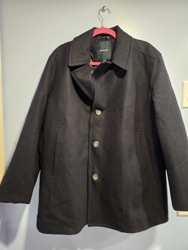 Chaquetón clásico Nautica para hombre talla grande azul marino Foto 1 de 4