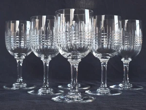 6 verres à vin - cristal de Baccarat - modèle Nancy - 12,6cm - Picture 1 of 8