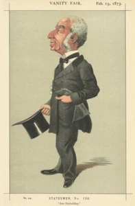 VANITY FAIR SPY CARTOON Joseph d'Aguilar Samuda 'Iron Shipbuilding'. Lyall 1873 - Picture 1 of 2