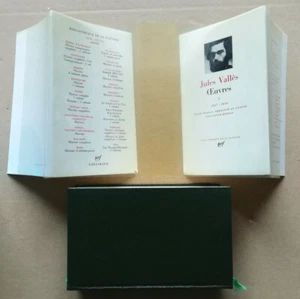 Œuvres T 1 1857 - 1870 Jules VALLES Bibliothèque de la Pléiade 1975 - Foto 1 di 4