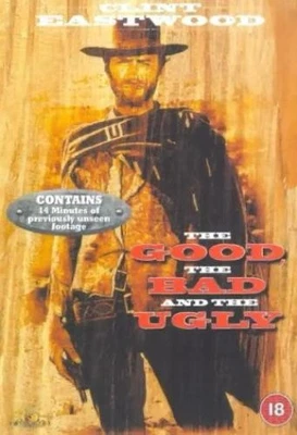 The Good, the Bad and the Ugly DVD (2000) Clint Eastwood, Leone (DIR) cert 18 - Image 1 of 2