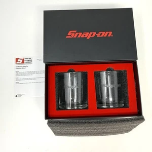Juego de vasos de whisky Snap-on Tools producto con licencia oficial nuevo en caja - Imagen 1 de 5