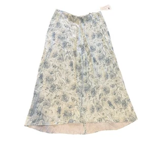 Vince Midirock Dahlienmuster Viskosemischung Größe 2 Neu mit Etikett Blumenmuster neuwertig - Bild 1 von 9