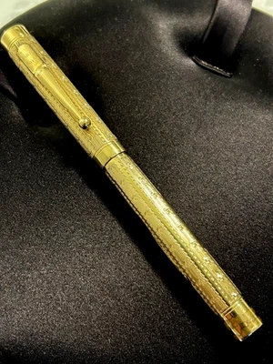 Pluma Cisne 1915 Mabie Todd Nueva York Llena de Oro 14K Waterman's Ideal Oro 14K Nuevo en Caja Foto 1 de 4