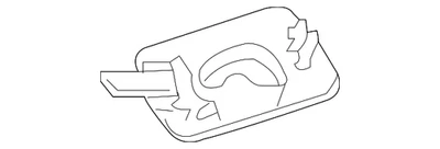 Cubierta de riel genuina Mercedes-Benz 251-868-01-39-7E94 Foto 1 de 3