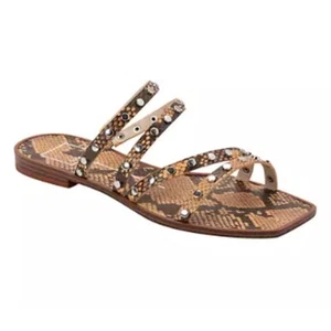 Sandali Dolce Vita Izabel borchie mango stampa serpente stella nuovi con scatola taglia 7,5 - Foto 1 di 9