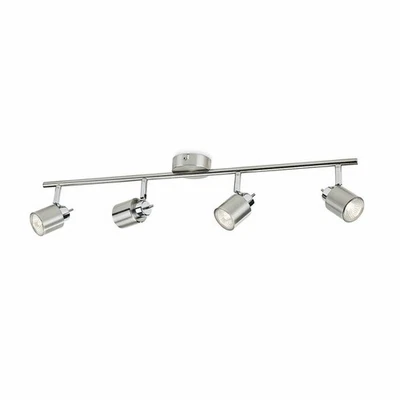 Lampadario Philips Foco Argentato Metallo 15,5 x 10 x 69 cm GU10 4 - Immagine 1 di 2