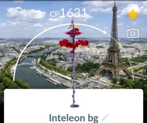 Pokemon Go/Gmax TELEON Con TARJETA DE UBICACIÓN/FONDO PARIS GO FEST (GMAX) - Imagen 1 de 1