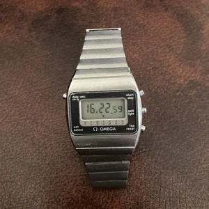 Herrenuhr Omega Constellation ST1620 Digital LCD Kult 70iger Top Neue Batterien - Bild 1 von 7