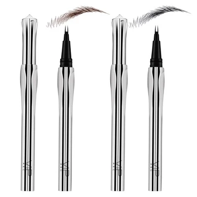 Microblading Tattoo Eyebrow 3D Liquid Ink Pen Waterproof 2 Fork Pencil Brow Make - Image 1 of 4