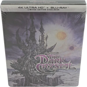 Dark Crystal 1982 SteelBook 4K Ultra HD + Blu-ray Jim Henson , Frank Oz Zone A - Foto 1 di 7
