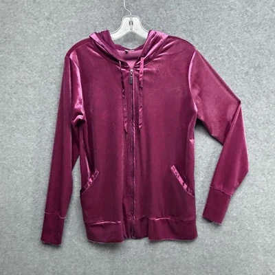 Chaqueta con Capucha Cato Active Cremallera Completa Terciopelo Talla Pequeña Frambuesa Foto 1 de 4