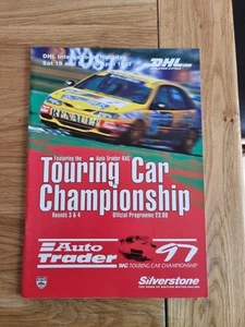 SIGNED BTCC BRITISH TOURING CAR PROGRAMME SILVERSTONE APRIL 19TH-20TH 1997 - Picture 1 of 12