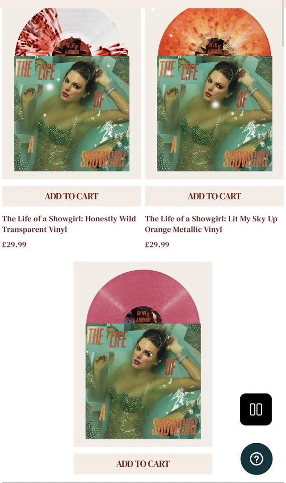 Taylor Swift The Life Of A Showgirl Holiday Collection PRESALE ✅✅✅ - Image 1 of 1