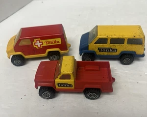 "Camión Tonka - lote de furgoneta vintage (3) vehículos 1978 3,75""" - Imagen 1 de 14