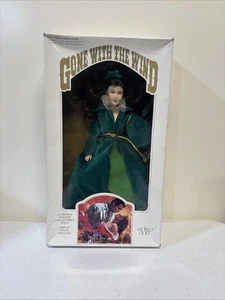 Via col vento bambola mondo Scarlett O'Hara velluto verde Vivian Leigh - Foto 1 di 7