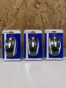 LOT 3) *NEW/SEALED* Verbatim Corded Notebook Optical Mouse 99741 - Picture 1 of 3