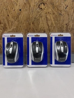LOT 3) *NEW/SEALED* Verbatim Corded Notebook Optical Mouse 99741 - Image 1 of 3