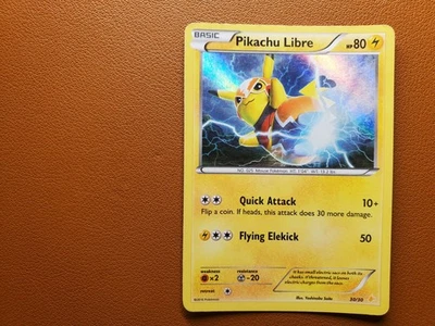 Pikachu Libre (30 - Holo) 30/30 XY Trainer Kit: Pikachu & Suicune Holo LP MP - Image 1 of 2