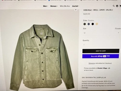 Chaqueta corta Save caqui sarga talla M Foto 1 de 4