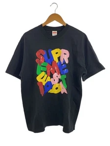 Supreme T-Shirt L Cotton Blk All-Over Pattern - Picture 1 of 4