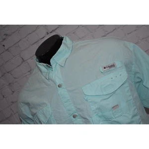 Camisa de pesca Columbia PFG Performance para hombre talla XL azul ventilada - Imagen 1 de 8