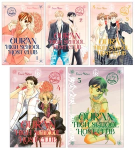 Ouran High School Host Club (Shojo Pearls) volume 1-5 | manga Carlsen | nuovo - Foto 1 di 6