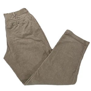 Polo Ralph Lauren Andrew pantalone velluto a coste uomo 34x34 (dice 36x34) marrone plissettato - Foto 1 di 16