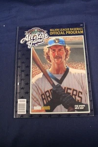 2002 MLB All Star Game Program Robin Yount HOF Art Cover Milwaukee Brewers - Bild 1 von 5