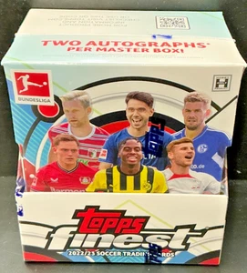 2022/23 Topps Finest Bundesliga Soccer Factory Sealed HOBBY BOX - Picture 1 of 1