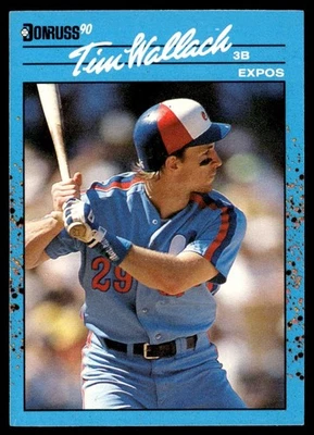 1990 Donruss Best of the NL Tim Wallach Montreal Expos #55 - Image 1 of 2