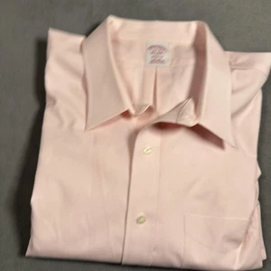 Brooks Brothers Dress Shirt Mens 20-36 Pink Madison Non Iron Supima Cotton - Picture 1 of 6
