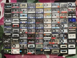 Cintas de casete X 90 TDK Maxell BASF Memorex Sony Plus otros lote de trabajo usado paquete - Imagen 1 de 9