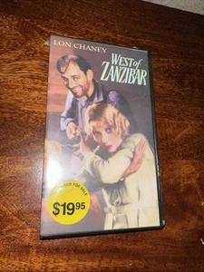 West of Zanzibar (1928) Lon Chaney- Silent Film Sealed VHS - Other World Video - Picture 1 of 6