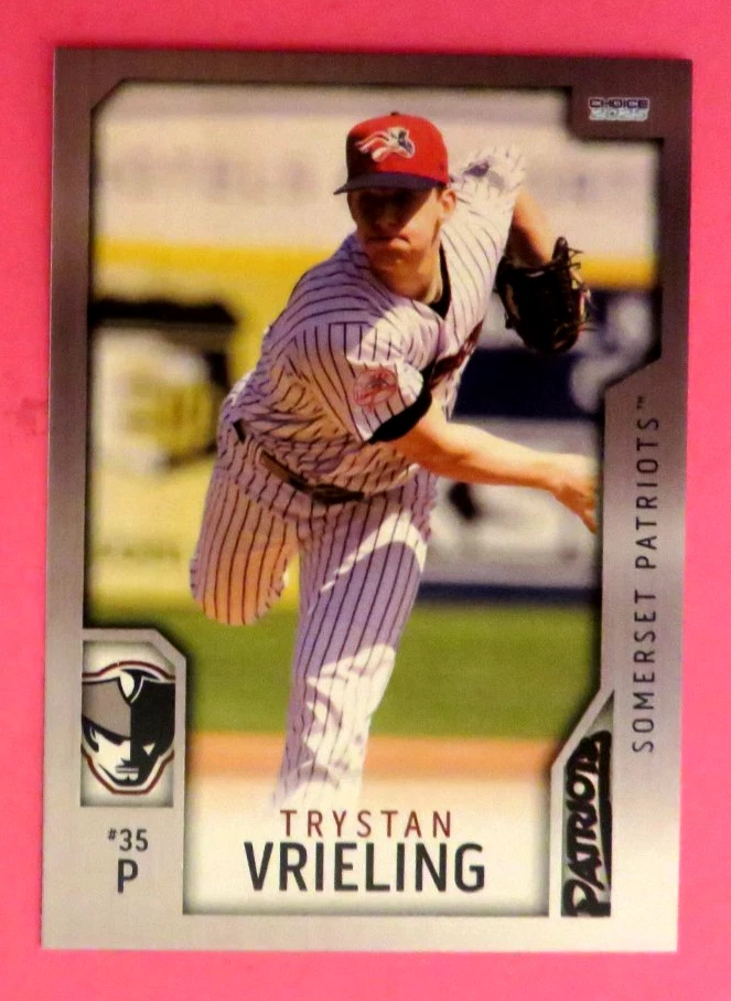 2025 Choice, Somerset Patriots - TRYSTAN VRIELING - Image 1 of 1